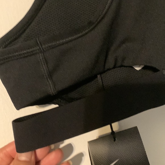 NWT Nike Black Super Sexy Sheer and Spandex Dri-Fit Swoosh Bra - Picture 8 of 9